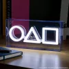 Table and Pendant Lamp Paladone LED Neon Light Squid Game Design PP13775SG