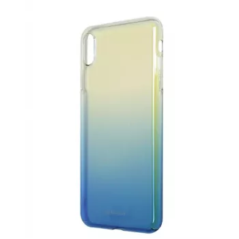 Phone case Tellur Soft Jade for iPhone XS Max — blue, soft protective cover