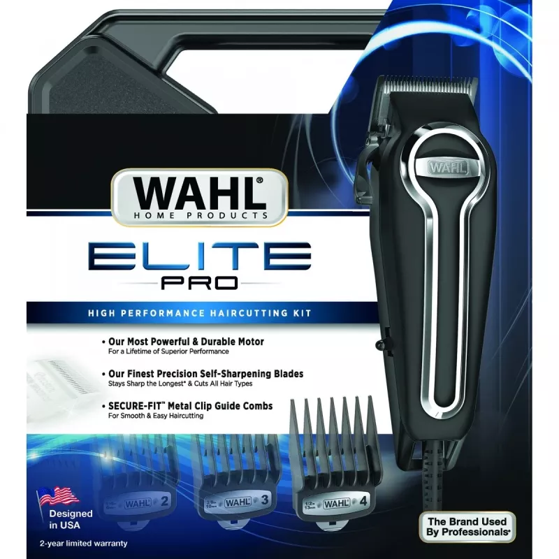 Hair Clipper Wahl Elite Pro Black 11 1mm to 2.5cm AC 230V