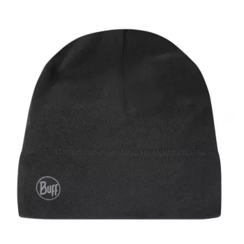 Beanie hat Buff Merino Midweight — Solid Black, one size, merino wool, autumn/winter, sport