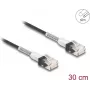 Network Cable DeLOCK RJ45 0.3m Cat.6A UTP Slim Black
