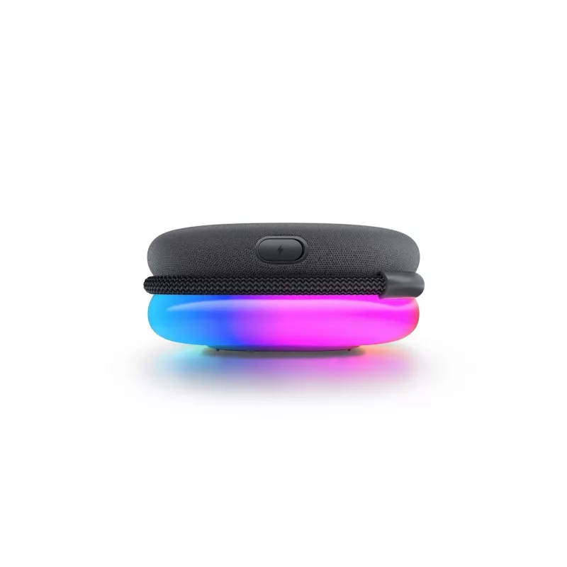 Bluetooth speaker Philips TAS2307BK/00 with integrated lights, wireless audio playback