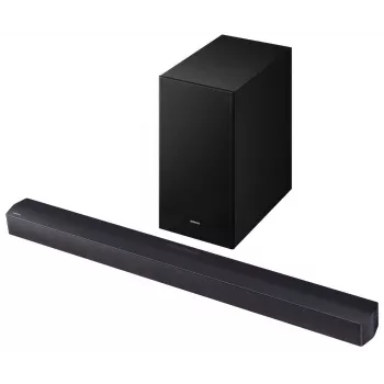 Soundbar Samsung HW-B450F/EN 2.1‑ch Bluetooth with Wireless Subwoofer, 300 W RMS, Dolby Audio, ARC