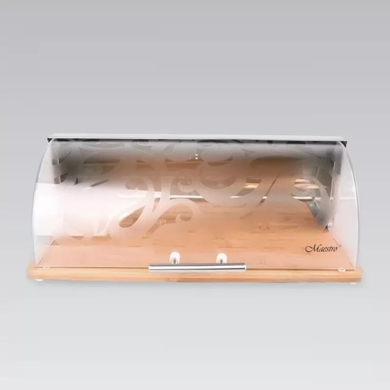 Bread box Maestro MR-1670S stainless steel, countertop 370×240×140 mm