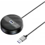 Renkforce RF-USBH-400 4 Port USB 3.0-Hub Black matt (RF-6266640)