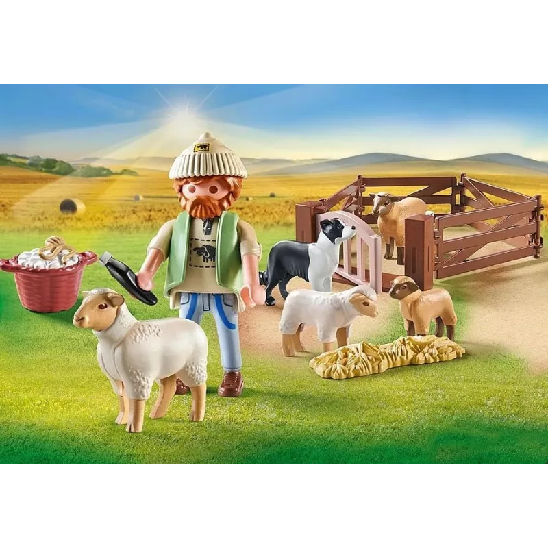 Shepherd Simulation Game with Sheep Playmobil
