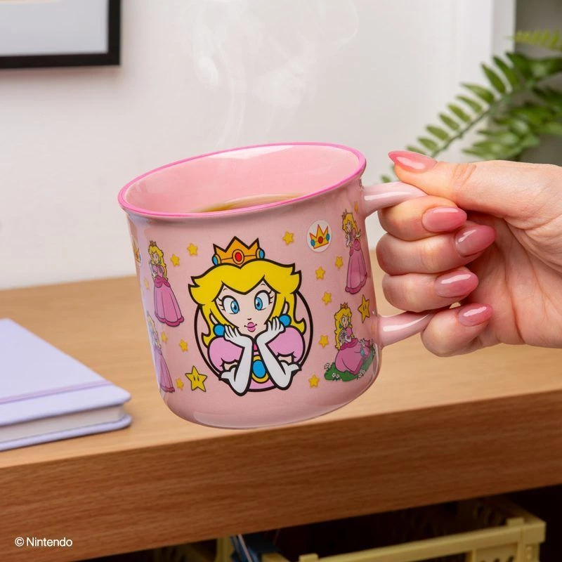 Ceramic Heat-Change Mug Paladone Super Mario Princess Peach — 300 ml