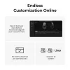 Mouse Keychron M6 Right-hand Universal — Optical, RF Wireless + Bluetooth + USB-C, 30000 DPI, Black