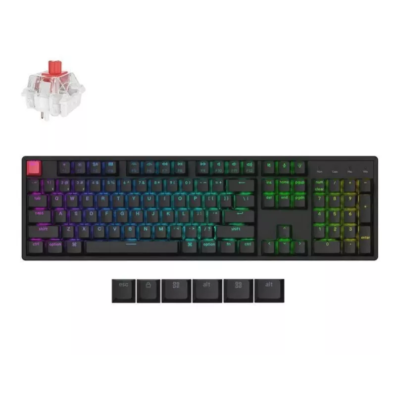 Mechanical Wireless Keyboard Keychron K10 RGB — Tenkeyless layout, RGB backlight, Bluetooth/Wireless connectivity