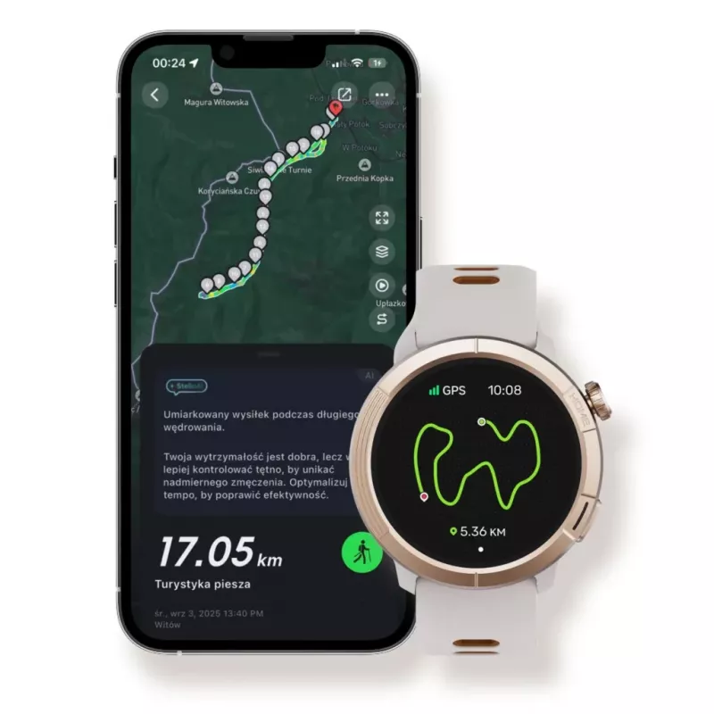 Smartwatch Stelio STSWA102GT Activ Pro GPS 46mm Gold Titanium — GPS, 46 mm case, titanium finish
