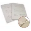 Folder SMLT, archival, A4 4cm, 300 g., With 2 laces, with print, white, cardboard, ecological