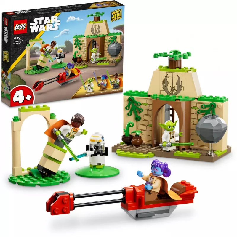 LEGO building set Star Wars 75358 Jedi Temple on Tenoo — construction toy, collectible playset