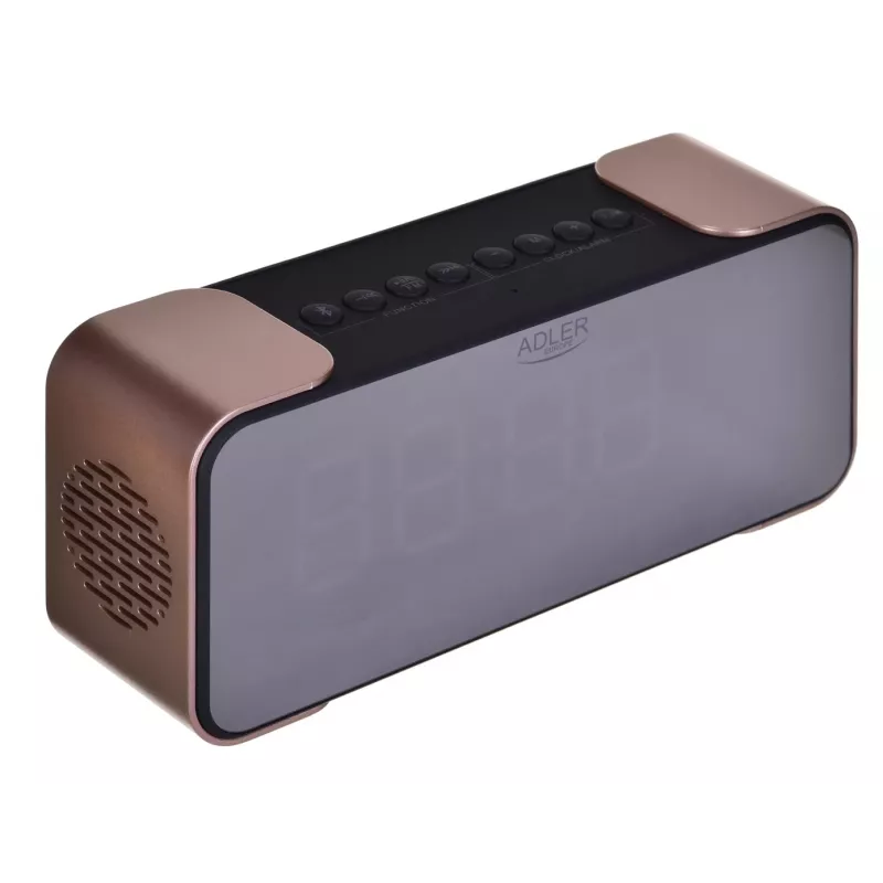 Digital alarm clock Adler AD 1190CR — LED display, FM radio, Bluetooth, SD player, 2600 mAh battery