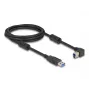 DeLOCK USB Cable Type-A male to Type-B male 90° left angled 2 m