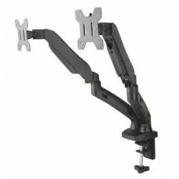 Desk handle on gas spring for 2 LEDs / LCDs 13-27 inches L-13GD