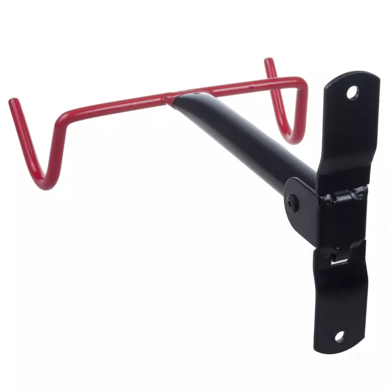 Wall-mounted bicycle rack MACLEAN MC-430, horizontal mount, holds up to 30 kg, black