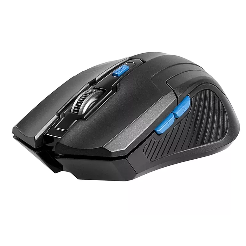 Tracer Fairy - optical mouse - 6 Boutons - wireless - 2.4 GHz - receiver wireless USB - Black