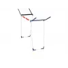 Clothes horse Leifheit Pegasus 180 Maxx Winged — floor-standing drying rack, 18 m drying space, adjustable height 1080–1280 mm, 550×1100×1280 mm, blue/white