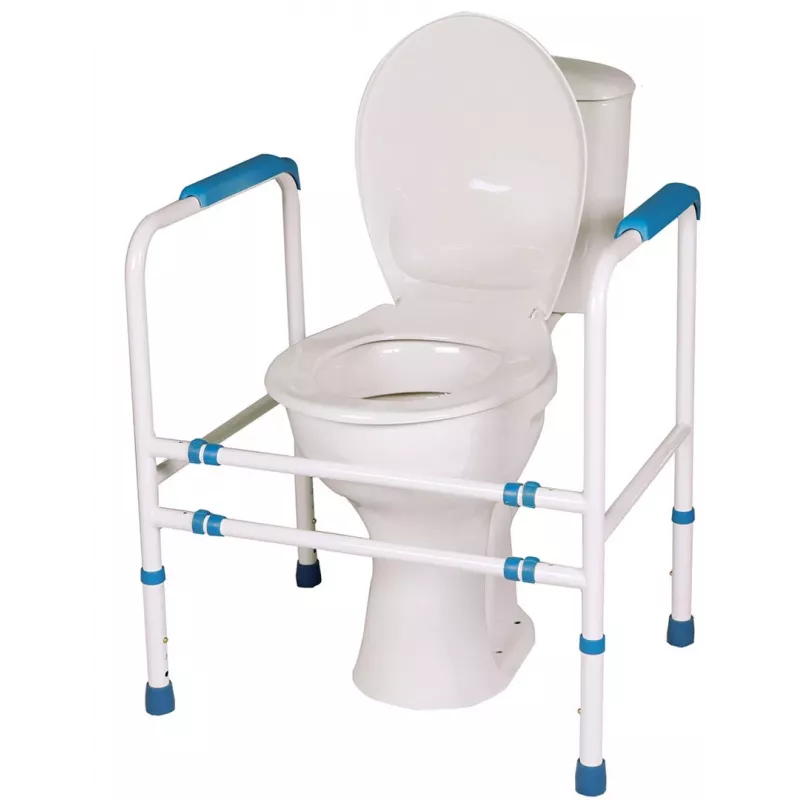 Toilet standing support frame with four handrails 570806