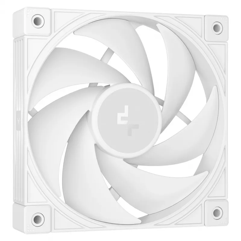Air cooler DeepCool AK400 G2 WH, 120 mm fan, max air pressure 3.33 mmH2O, 92×132×156 mm, white