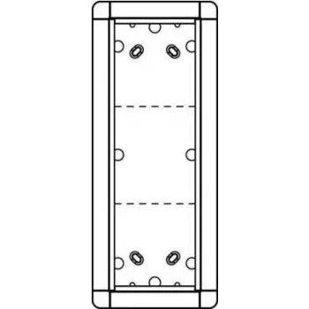 Schneider Electric port frame AP, 3-gang, 133×326 mm, model 1883320