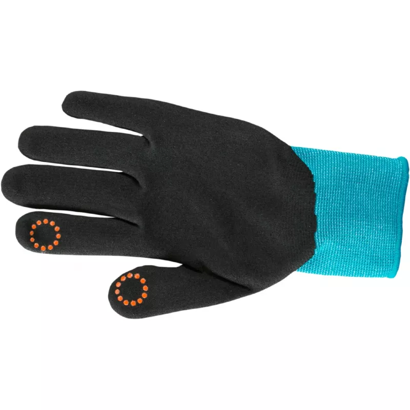 Gardena 11511-20 - gardening gloves - Black - Blue - M - SML - elastane - nitrile - Polyester - 42% Polyester - 55% nitrile - 3% elastane