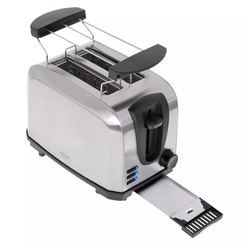 Toaster Adler AD 3222 2 slice 1000 W Silver