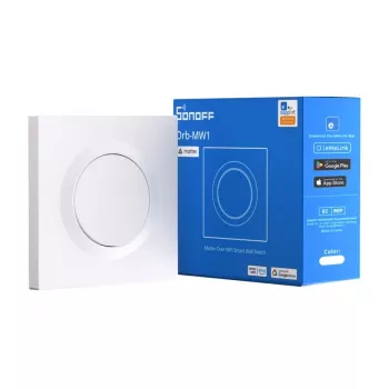 Wall smart switch Sonoff MINIR4M-E Matter-compatible Wi‑Fi control, 4-gang