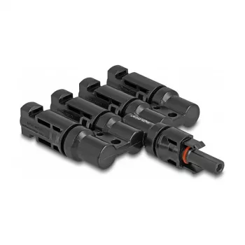 Solar panel connector DeLOCK DL4 1 x female to 4 x male black