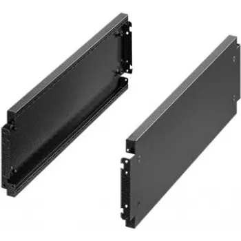 Trim panel Rittal VX 8660.044 Black Steel 800mm Depth 200mm Height