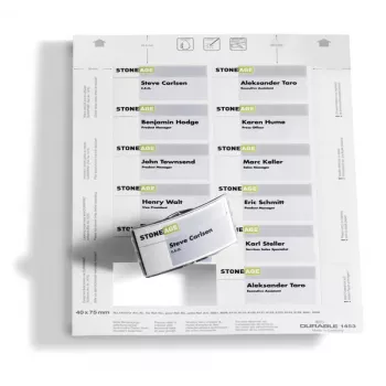 Name Badge Inserts Durable 1453-02