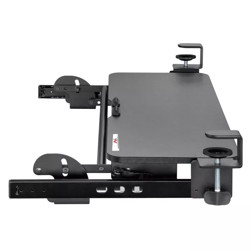 Maclean Under-Desk Keyboard Holder, Adjustable, 5kg max, 67x24cm, MC-462