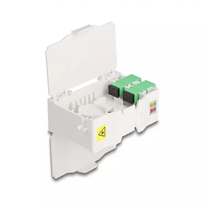 Optical Fiber Connection Box DeLOCK 88097 SC Simplex White
