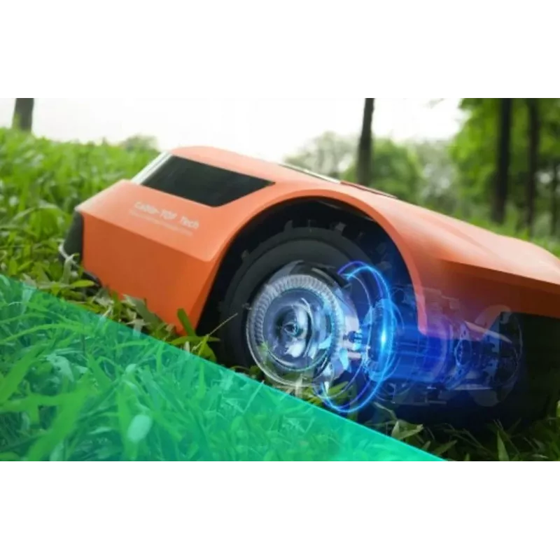 EZVIZ RM600 orange robotic lawn mower