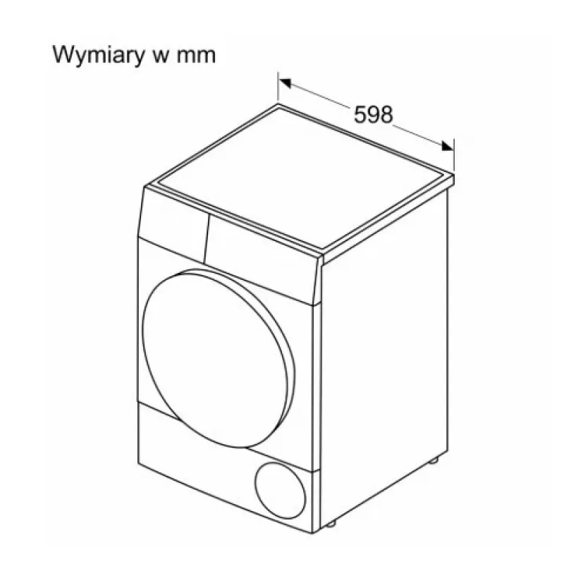 Tumble dryer Bosch WTH86200PL 8 kg capacity Heat Pump