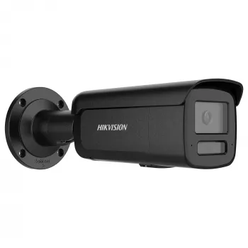 IP security camera Hikvision Pro Series ColorVu 8 MP fixed bullet, 1/1.8 inch CMOS, 2.8mm, 108.8°×56.4°, 30 fps, wired, wall/pole mount, black