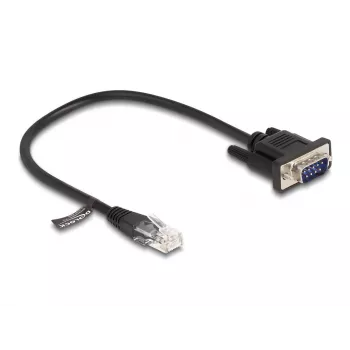 Networking cable DeLOCK 88008 Black 0.3 m RJ-45