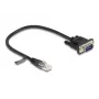 Networking cable DeLOCK 88008 Black 0.3 m RJ-45