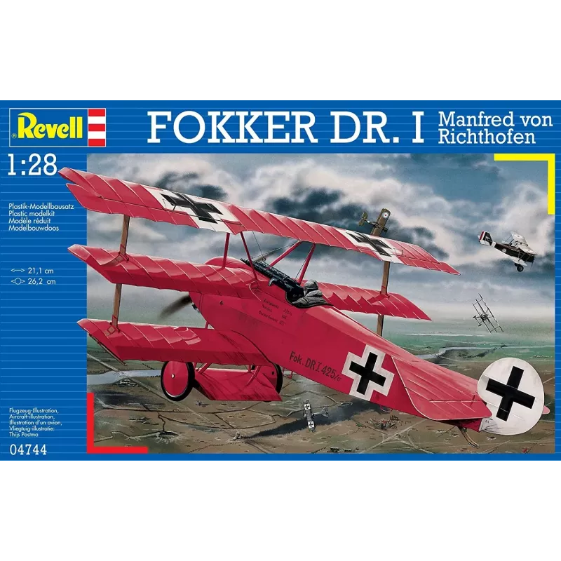 Rv04744 - Revell 1:28 - Fokker Dr.i richthofen