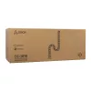 Cable management SBOX CC-1016W white, 16 slots for network and power cables