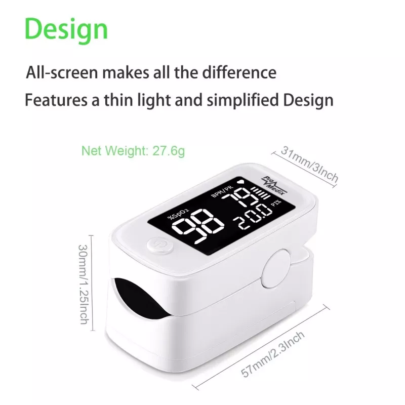 PR-870 fingertip pulse oximeter