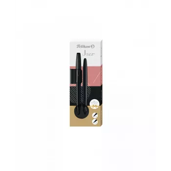 Ballpoint pen and Fountain pen Pelikan Jazz Noble Elegance Black 2 pcs