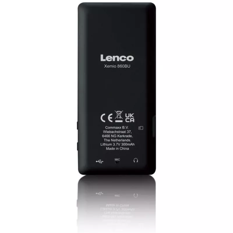 MP3 player Lenco Xemio-860BU 8 GB Black Blue LCD 18h playback