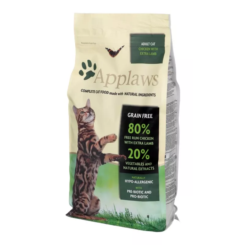 Dry cat food Applaws Adult Chicken & Lamb 2 kg — grain-free, 36% protein, 16% fat