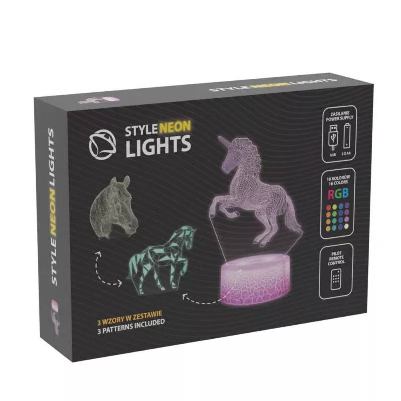 Manta SNL116RGB RGB 3D horse decorative LED lamp