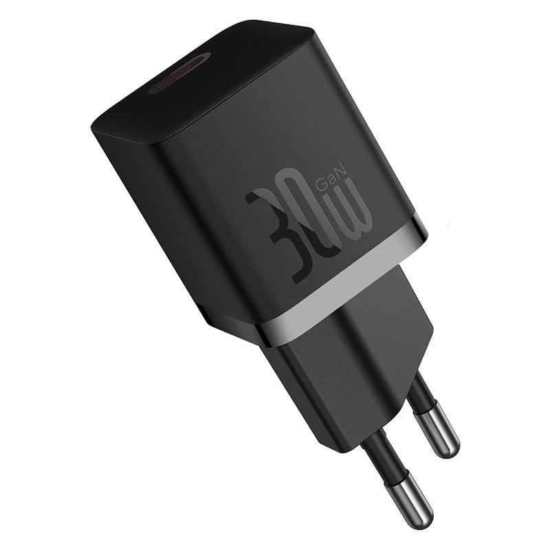 Baseus P10110902113-01 USB-C GaN5 mini 30W mains charger Black