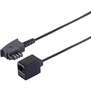 Adapter ShiverPeaks TAE-F to RJ45 Coupling 0.2 m 4‑wire cable
