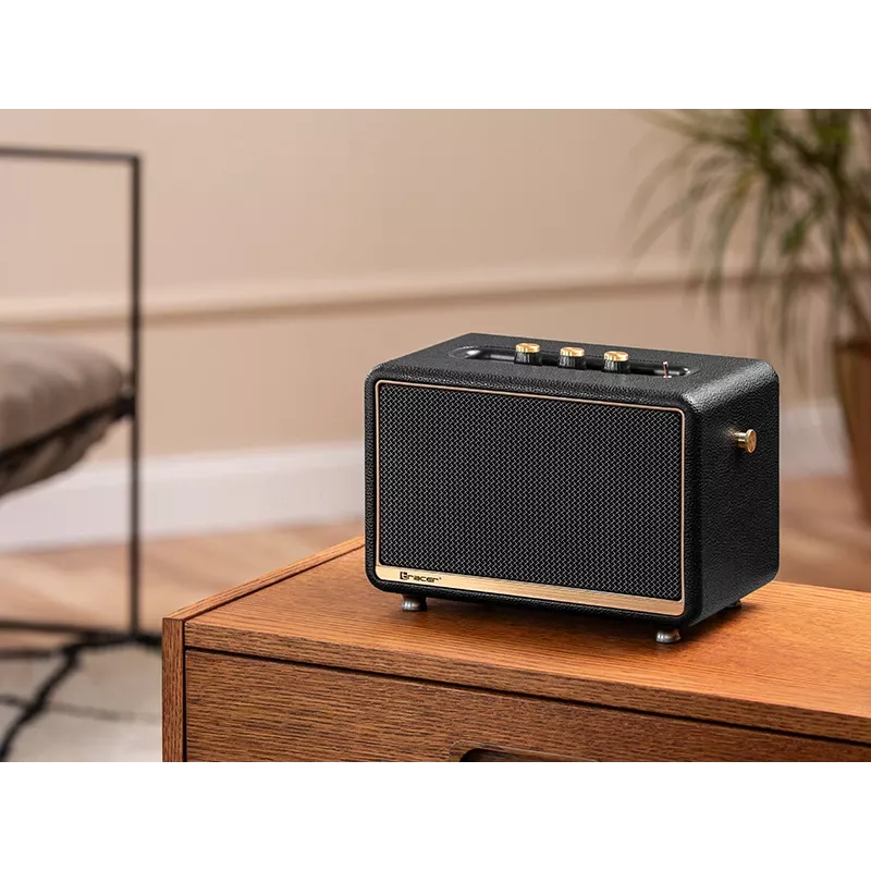 Stereo Portable Speaker Tracer M30 TWS BT Black, Gold