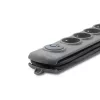 Surge Protector Qoltec 50166 Grey 6 AC Outlets 230V 3m