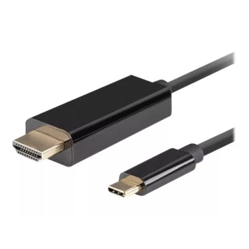 Video cable adapter Lanberg CA-CMHD-10CU-0018-BK 1.8m USB Type-C to HDMI